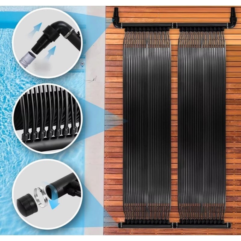 Calentador solar para piscina AUTRUCKER, panel calefactor solar ...