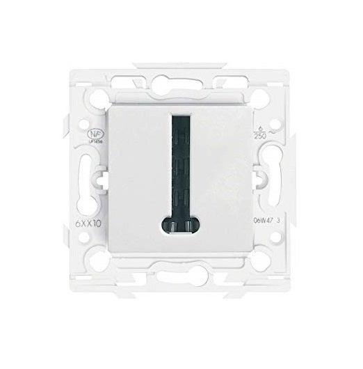 Art d'Arnould - RJ45 socket category 6 UTP 2 modules Epure - Satin White AR-6834