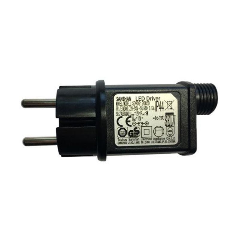Transformator do girlandy LED 12V 9W IP44 - SILUMEN