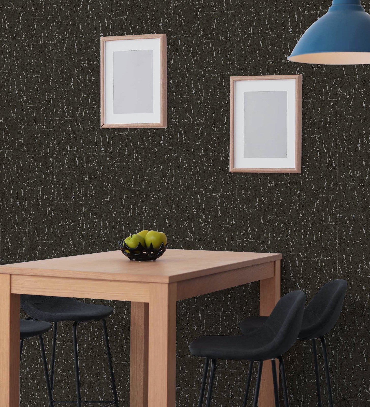 Muestra din a4 de papel pintado vinílico lavable texturizado con inserciones en relieve color metalizado - murat 676301 de gaulan