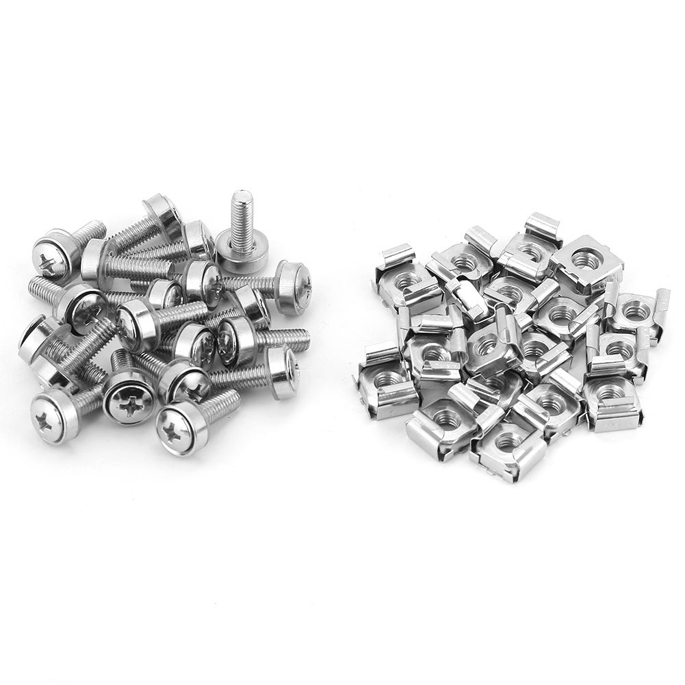 Kit Di Dadi Da 12 Mm In Acciaio Inox Per Robot Da Cucina Waring (Modelli WFP16S / WFP16SCD) - Disco Per Tagliare E Grattugiare, Prodotto Originale Argento