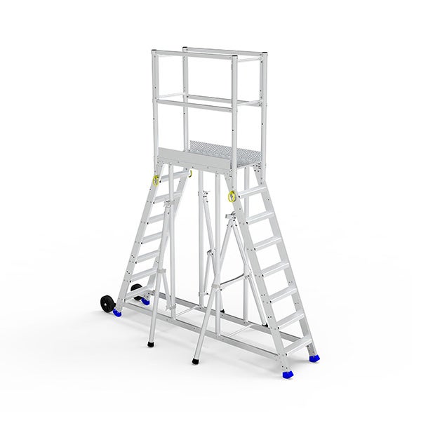 Plateforme 2x8 marches - Hauteur max. de travail 4.00m - PDA200/1000