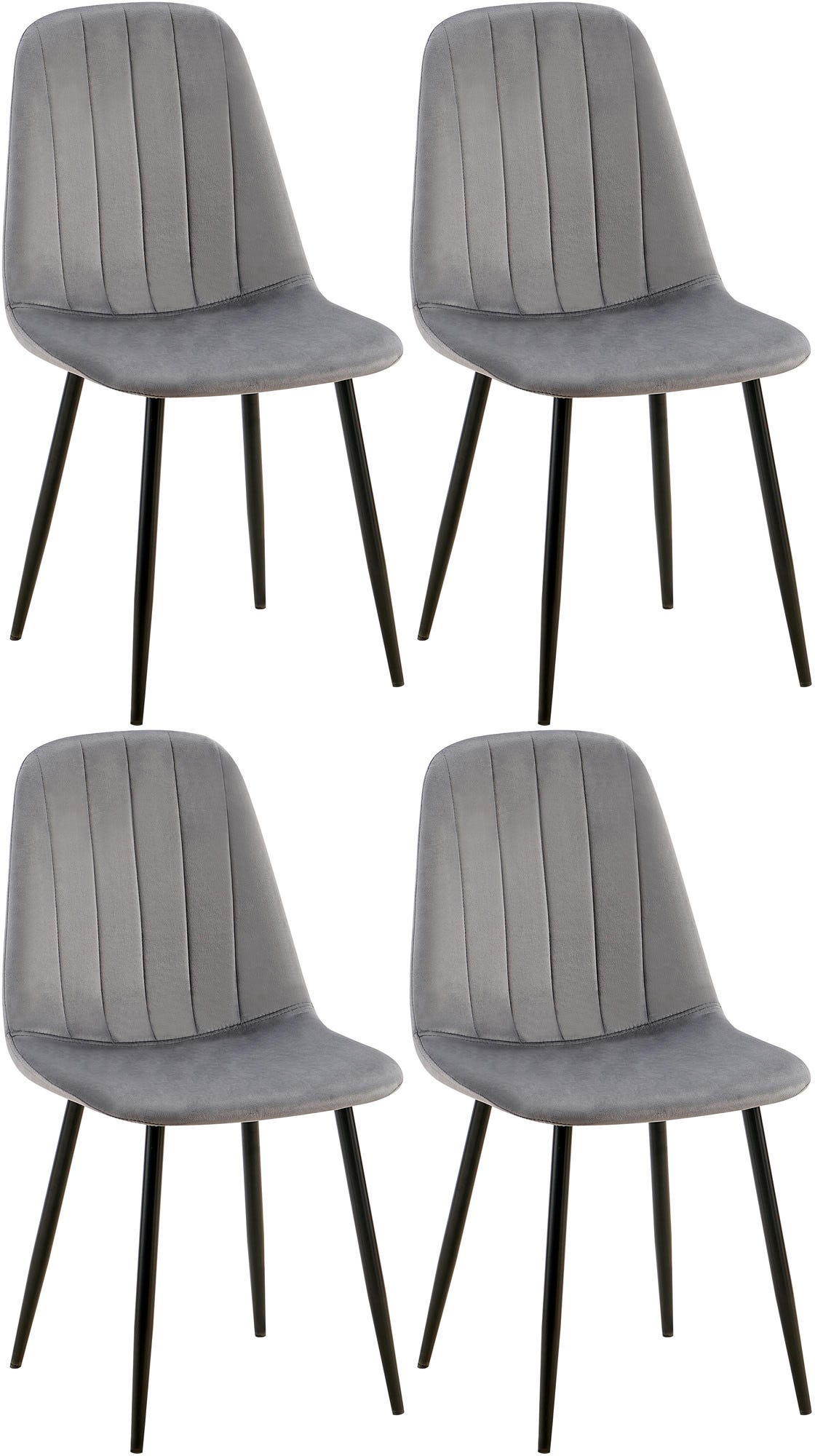TECTAKE Ensemble de 2 chaises de salle à manger Siège rembourré Forme ergonomique | Leroy Merlin TECTAKE Ensemble de 2 chaises de salle à manger Siège rembourré Forme ergonomique | Leroy Merlin