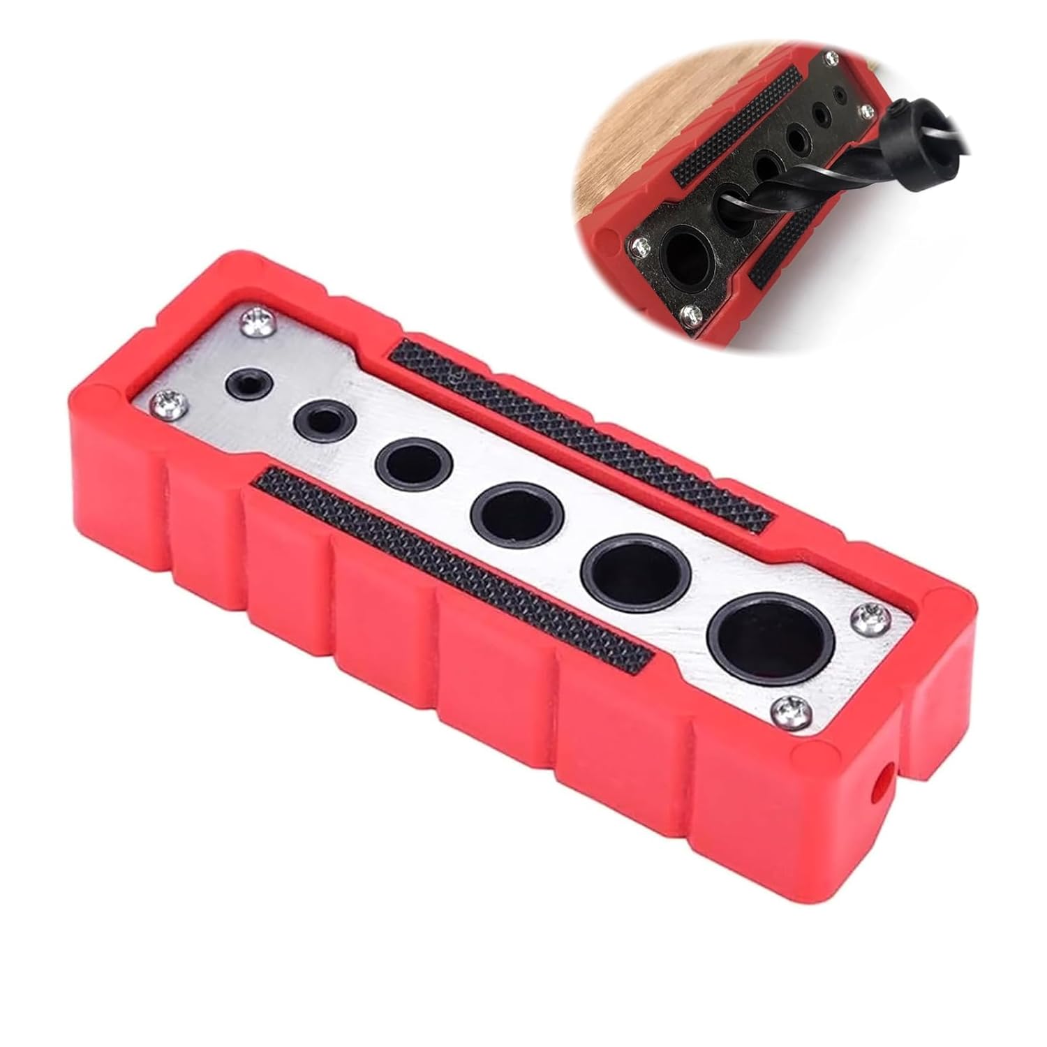 Pince De Serrage Pour Gabarit De Perçage De Poche Trend - Ajustable Jusqu'à 35 Mm, Levier Rapide, Pour Assemblages Bois