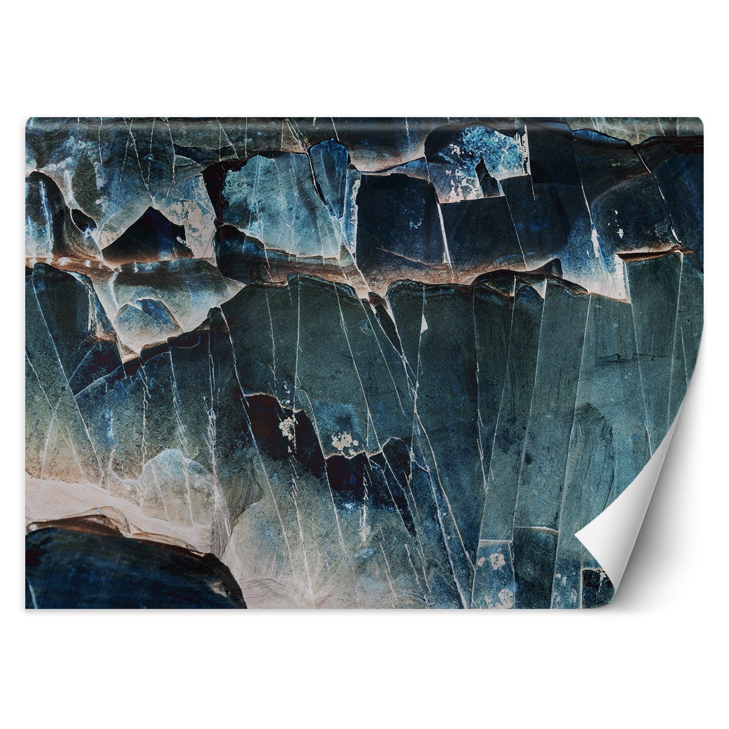 Fototapeta, Szkło błękitna abstrakcja 200x140