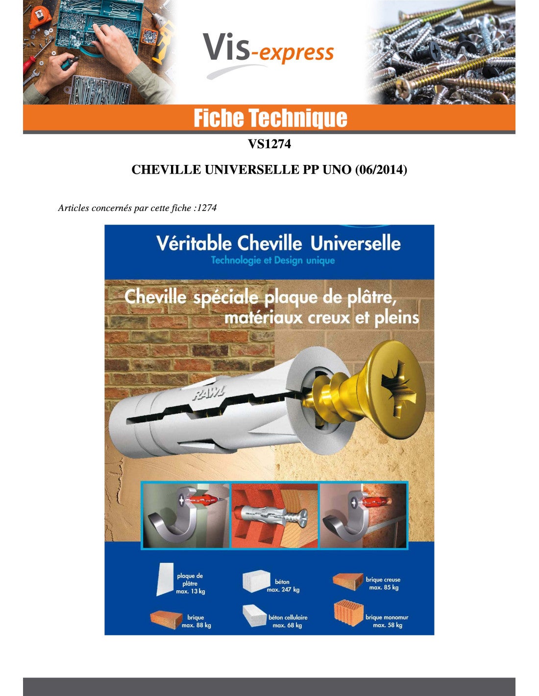 Douille à Expansion M8 ZING-10 pièces - 3