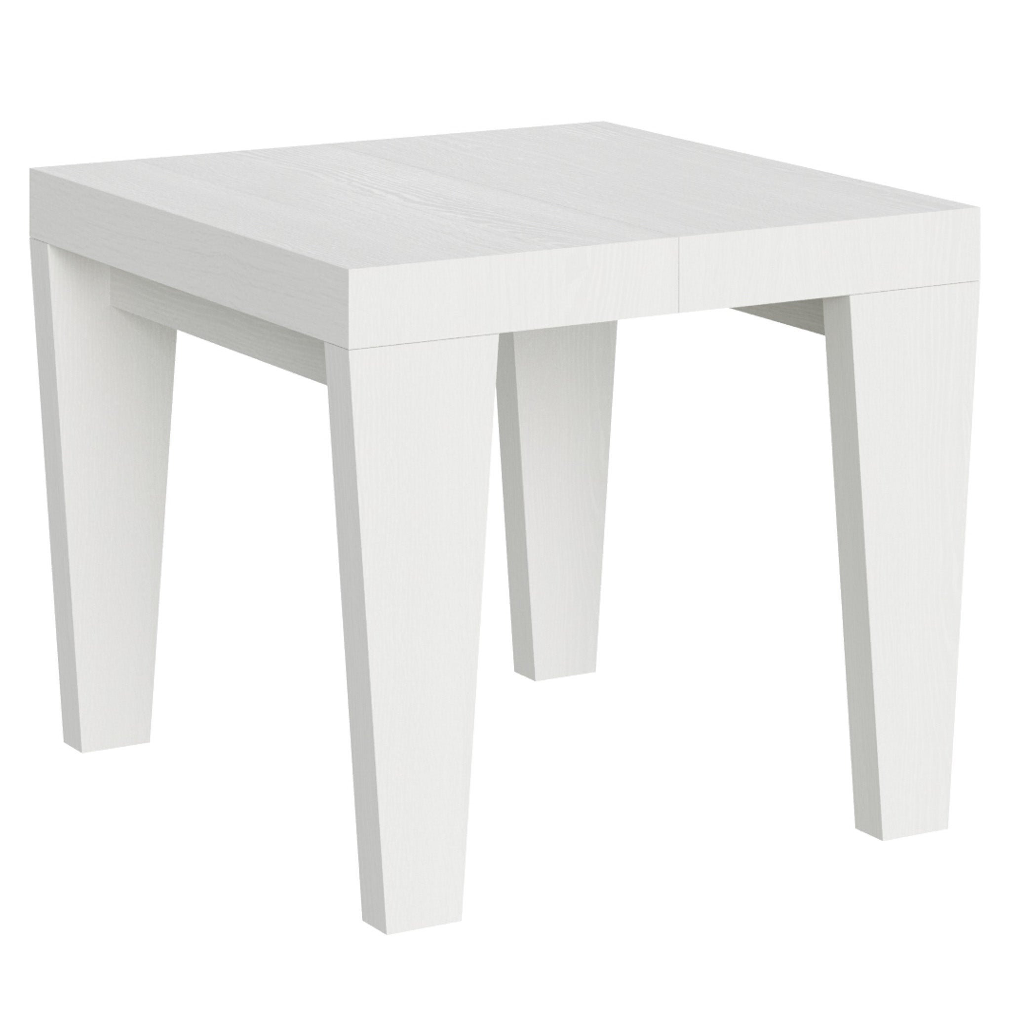 Stół rozkładany 90x90/246 cm Spimbo Biały Jesion