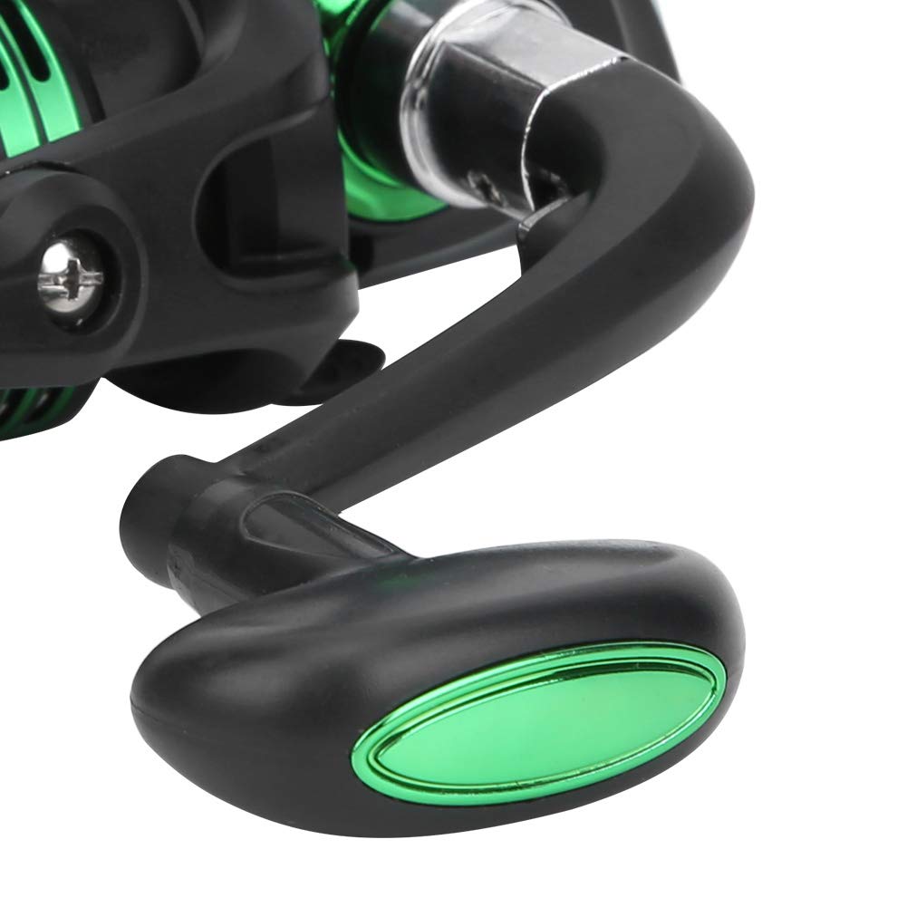 Mulinello da pesca a doppia bobina Ruota da tiro lunga con bilanciere ad alta resistenza in metallo (HK1000) - 8