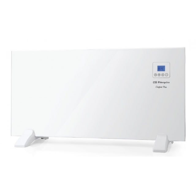 Orbegozo REH 500 con Pannello Radiante - Design Sottile in Bianco - Telecomando - Programmazione Giornaliera e Settimana