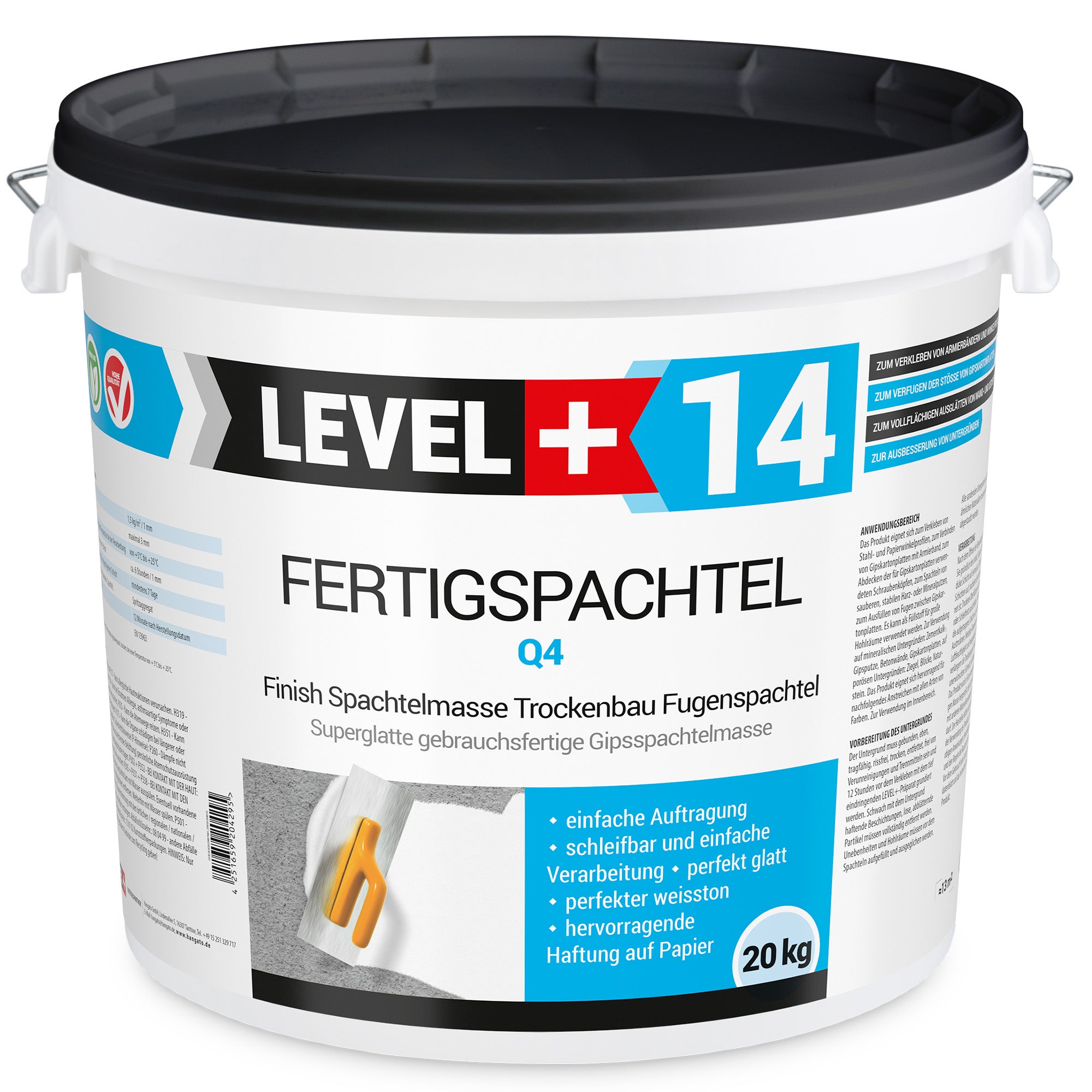 Lisciante Super-Finish LEVEL+ RM14 - 20KG | Leroy Merlin