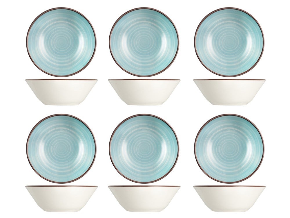 Tasse conique simple en grès Caribe, bleu, 16,5 cm | Leroy Merlin