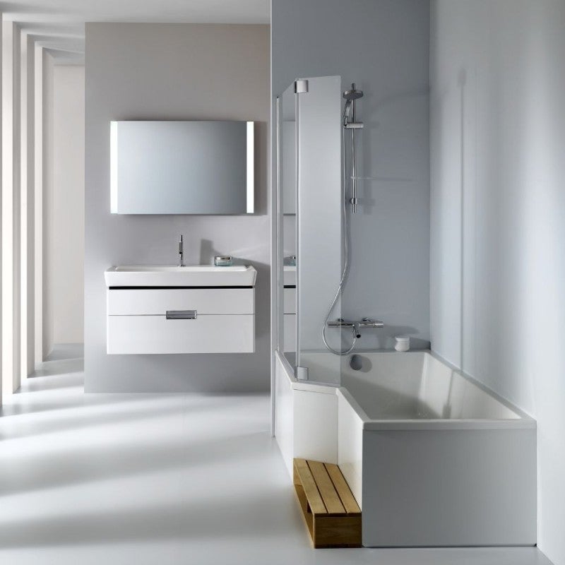 Baignoire bain douche 150 x 80 cm JACOB DELAFON Neo blanc brillant gauche - 8