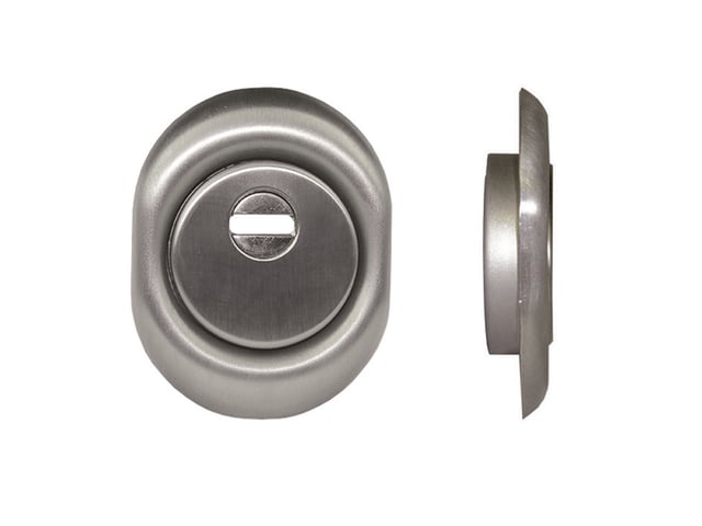 Defender monolito cromo satinato a vite per cilindro europeo h 20 - mm.88x68x20h. (bd250-20d1a2)