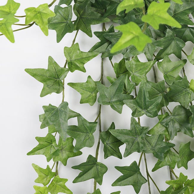 Giftik Piante Artificiali Da Appendere Foglie Di Edera Finte Decorazione Da Parete Per Interni Esterni, Decorazioni Per La Casa Nel Verde Viti Finte Per Soggiorno E Giardino/Fattoria 10 Pezzi - Foto 5