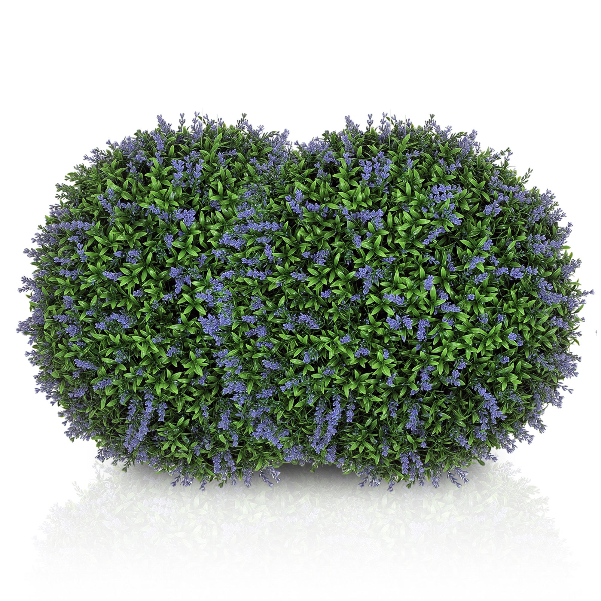 Lot De 2 Boules De Buis Artificiel – Plantes Topiaires Vertes Pour Extérieur/intérieur – Hauteur 60 Cm