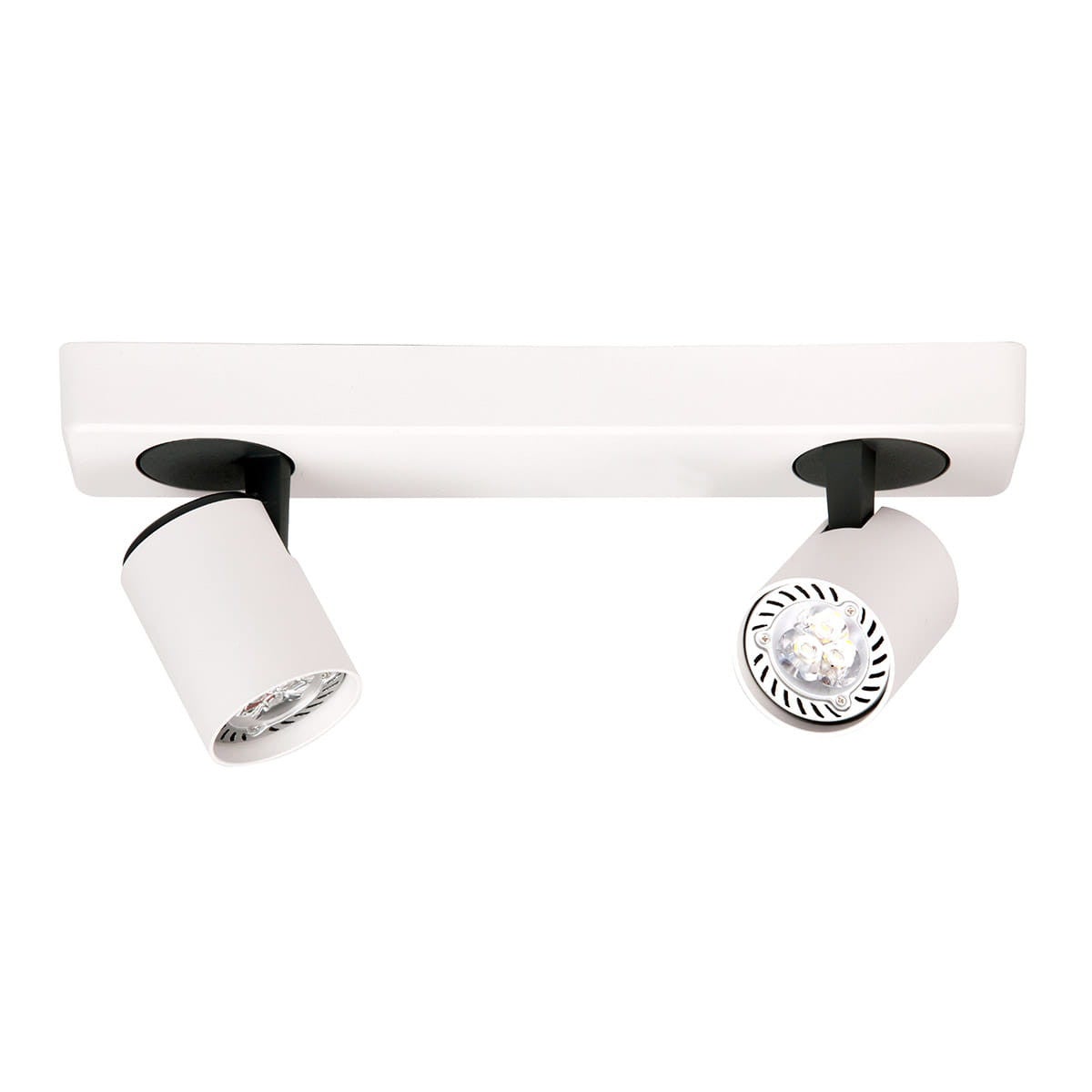 Reflektor sufitowy Spot ELVIRA biało-czarny 2xGU10x25W wym: 14 x 32 x 7 cm IP20 Italux