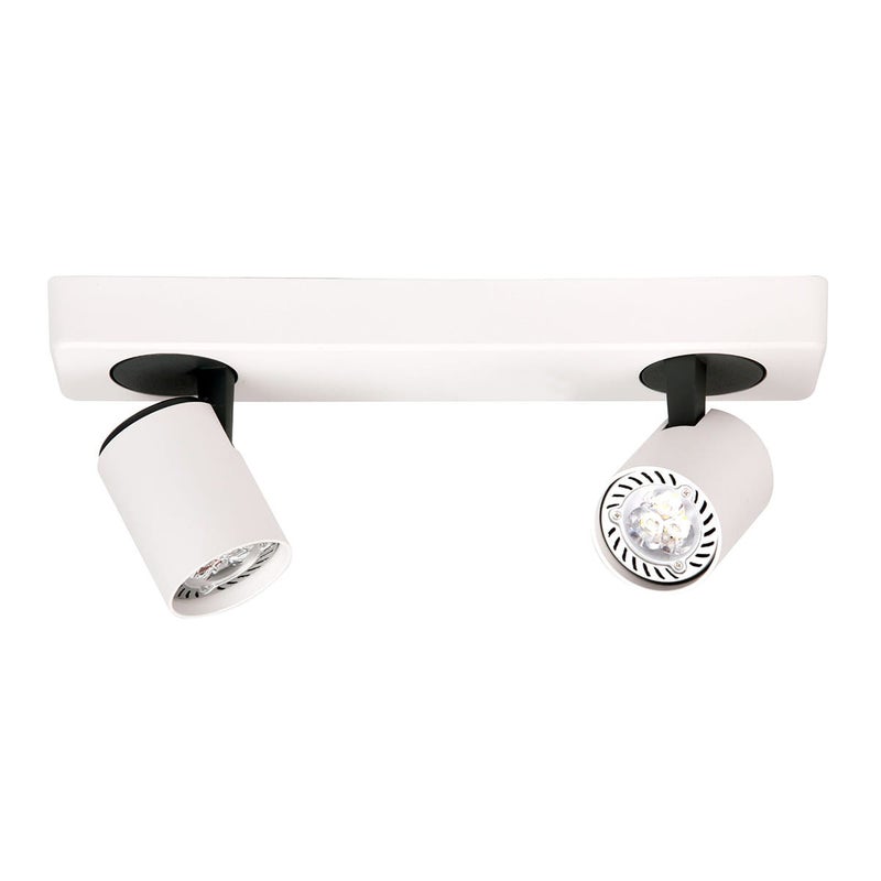 Reflektor sufitowy Spot ELVIRA biało-czarny 2xGU10x25W wym: 14 x 32 x 7 cm IP20 Italux