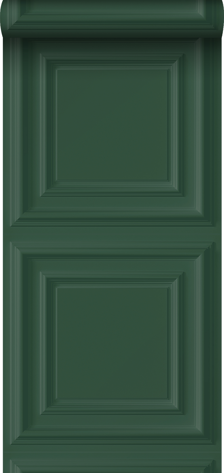 Papel pintado paneles de pared verde oscuro - 53 cm x 10.05 m - origin wallcoverings