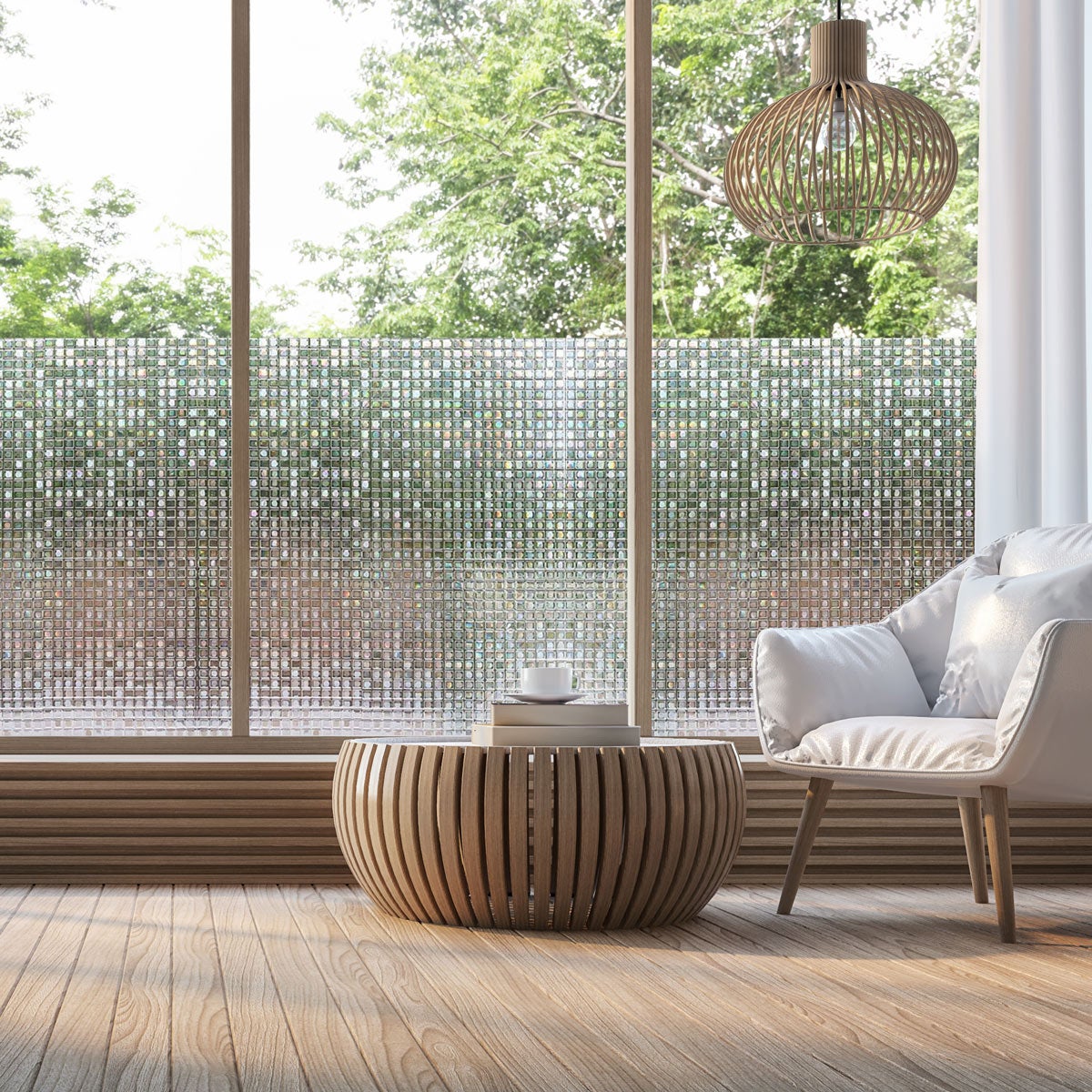 Rollo de apagón electrostático para azulejos pequeños por metros - adhesivo pared - sticker revestimiento - 45cmx40m