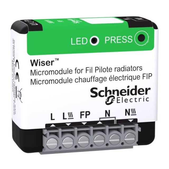 Micromodule encastré Wiser Schneider Electric - pour radiateur électrique - Zigbee