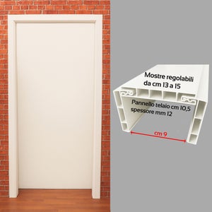 PORTE ACCORDÈON PLIANTE En Pvc Sur Mesure Extensible 88,5X214Cm Pas