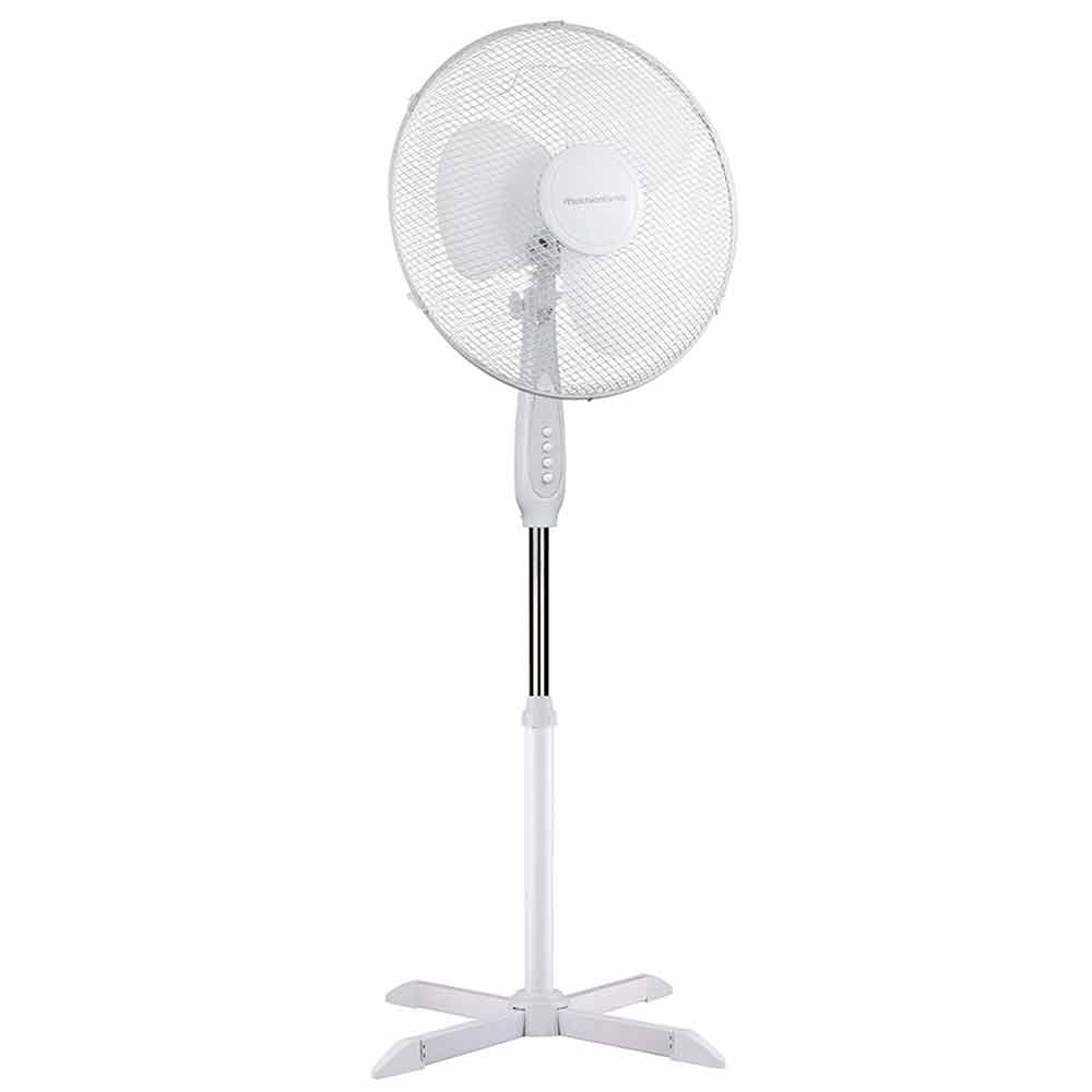 Ventilatore Oscillante Bianco A Piantana Da Pavimento Pale Orizzontale - Foto 8