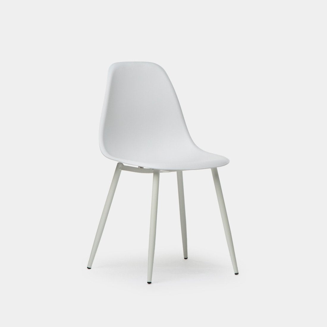 Nardi Living - Set 4 Sedie Bora Bistrot In Polipropilene Bianco Impilabili Senza Braccioli 8380072946638