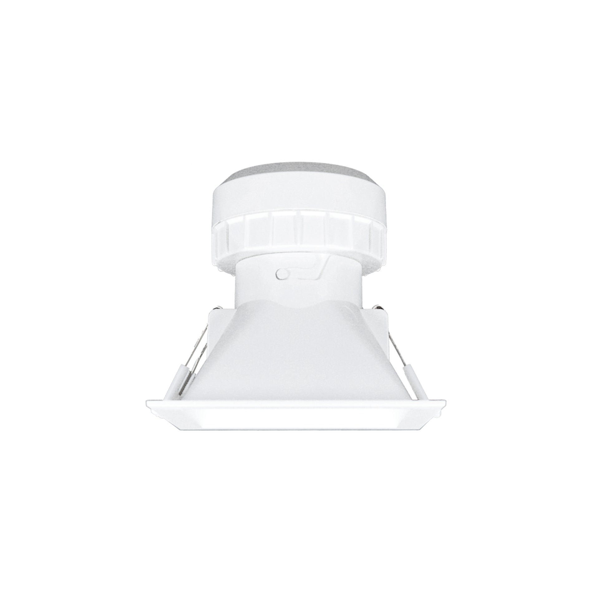 Pulcom Reflektor LED Podtynkowy Kwadratowy Regulowany 8W Przełącznik CCT 2700K 3200K 4000K Białe Matowe Wykończenie do Wnętrz Profesjonalnych