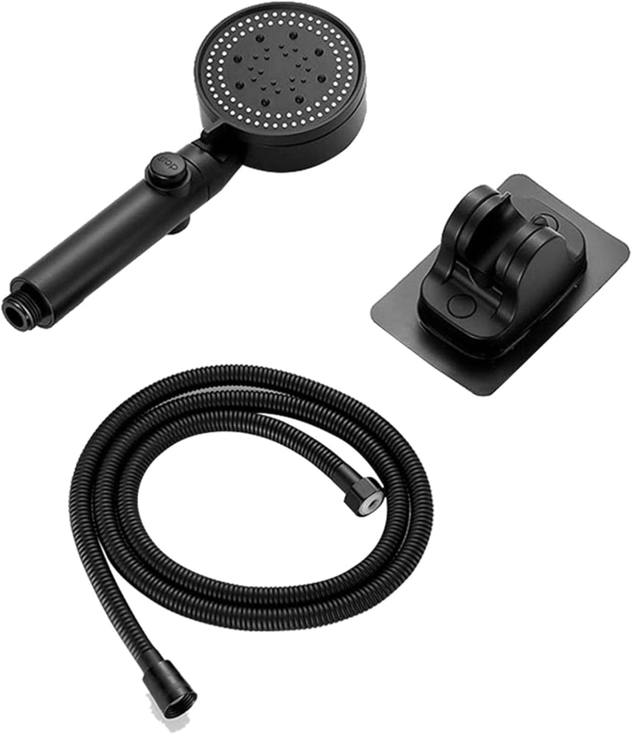 NICOLA Pommeau de douche haute pression multifonctionnel avec 5 modes, pommeau de douche à main haute pression avec interrupteur marche - 3