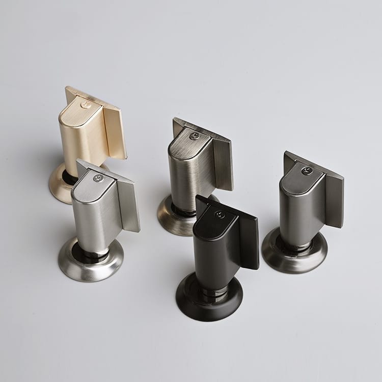 Butoir de porte magnétique sans perçage Or brossé - Une protection élégante pour votre porte - 3