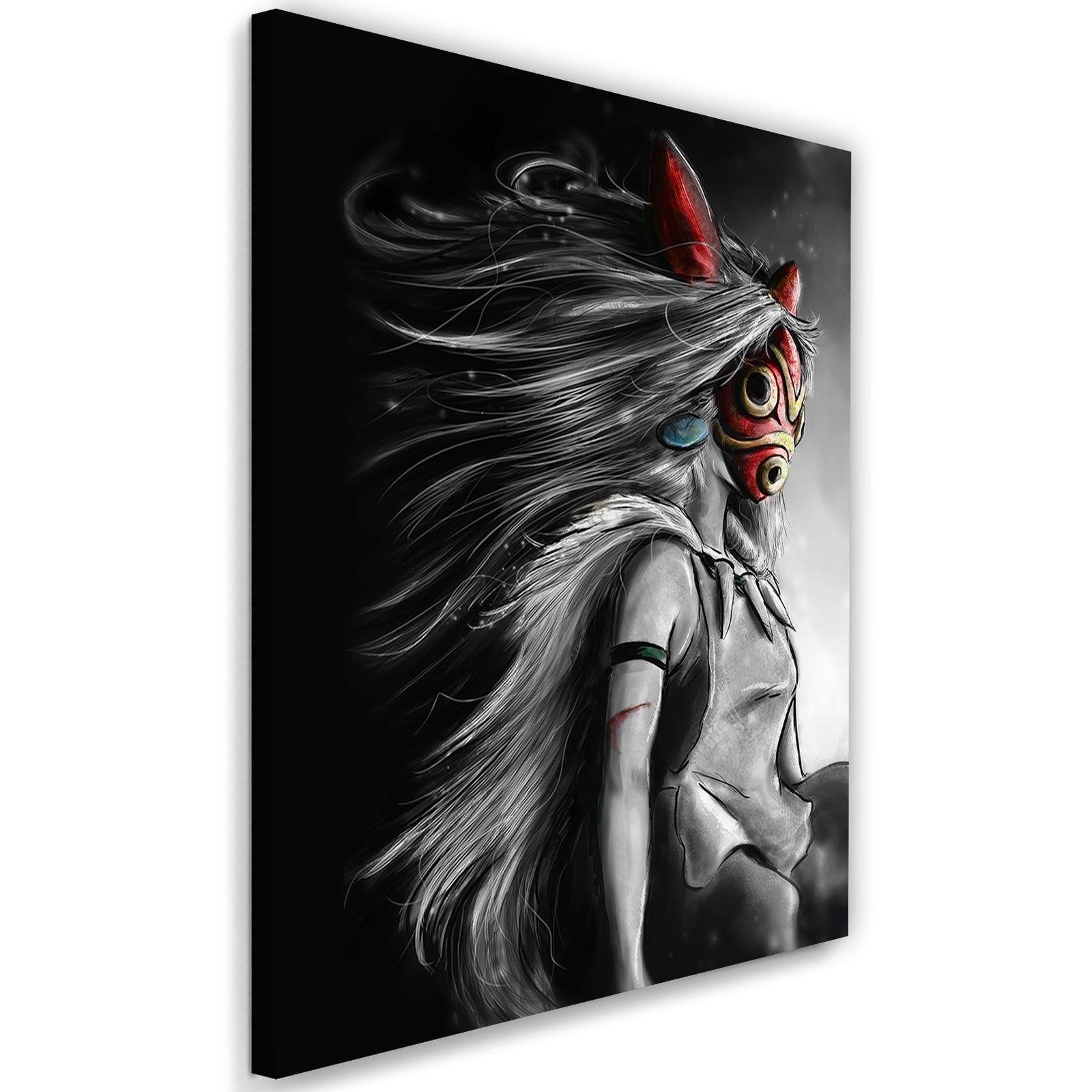 Obraz na płótnie, Księżniczka Mononoke Anime 60x90
