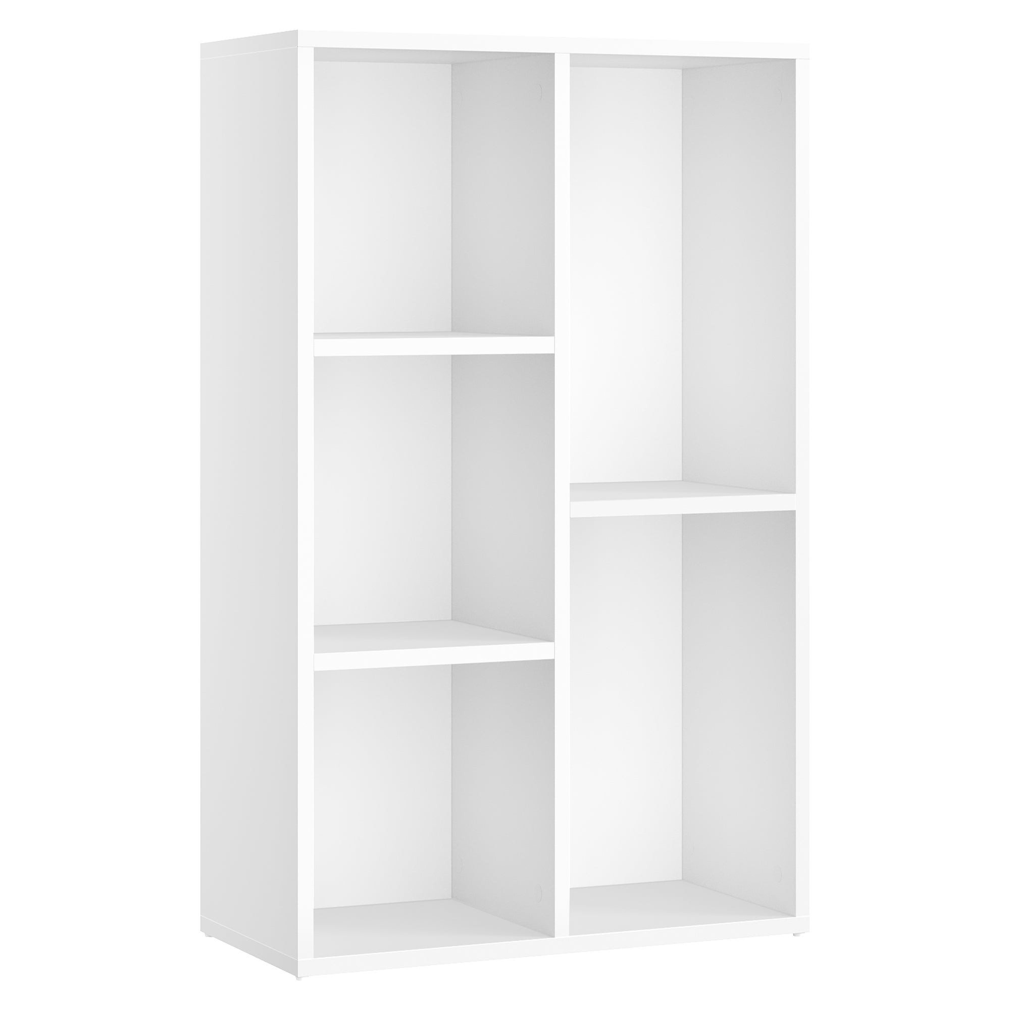 Vasagle Blanco Librería Estantería Con Compartimentos Para Libros Expositor, - Imagen 3