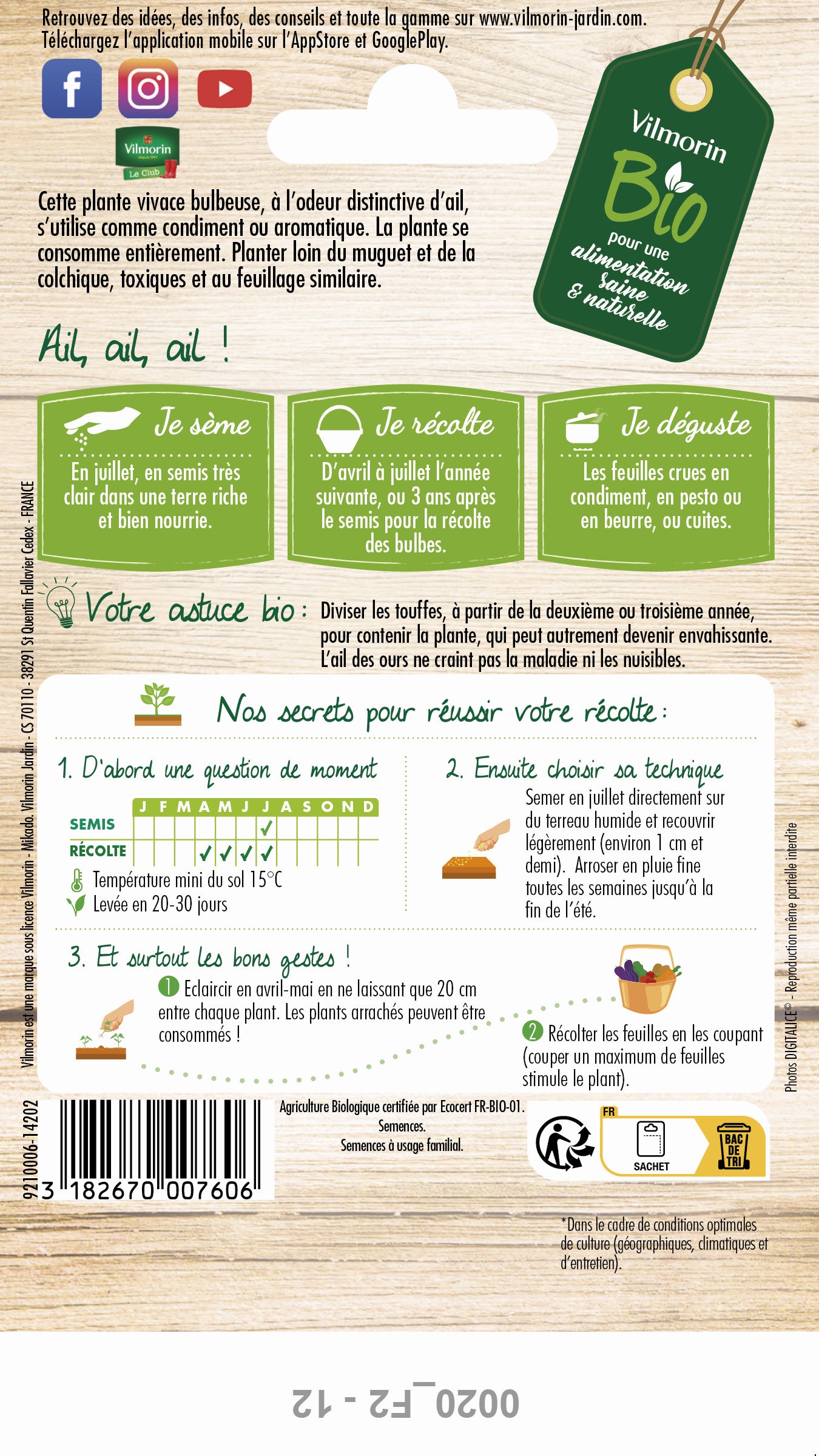 Ail des Ours - BIO - 2