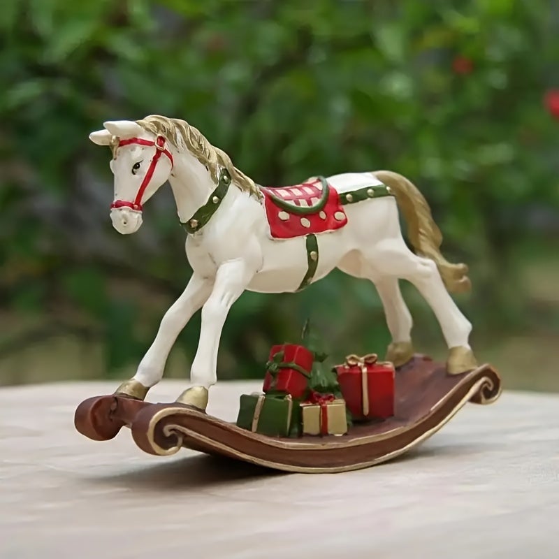Statues de chevaux en bois flotté fabriquées à la main pour décoration extérieure