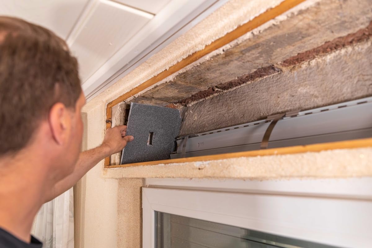 Isolante Per Cassonetto Tapparelle Schellenberg - 2 Pezzi 100x50cm, Spessore 25mm - Foto 7