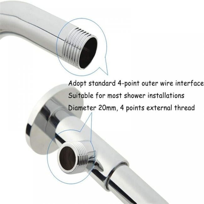 Tuyau Douche Noir RHO-Bras D'extension De Douche Extension De Douche, Bras De Douche Pomme Douche Tuyau Douche Noir RHO-Bras D'extension De Douche Extension De Douche, Bras De Douche Pomme Douche