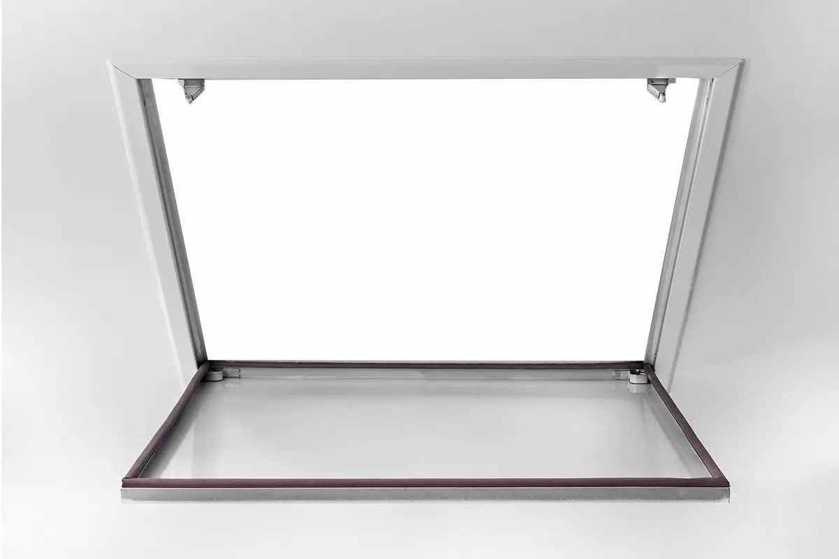 Porte d'inspection FETSoft Comfort mm 600x600 | Couleur Blanc RAL 9016 | Fermetures à pression cachées | Porte amovible | Unité de vente : 1 - 7