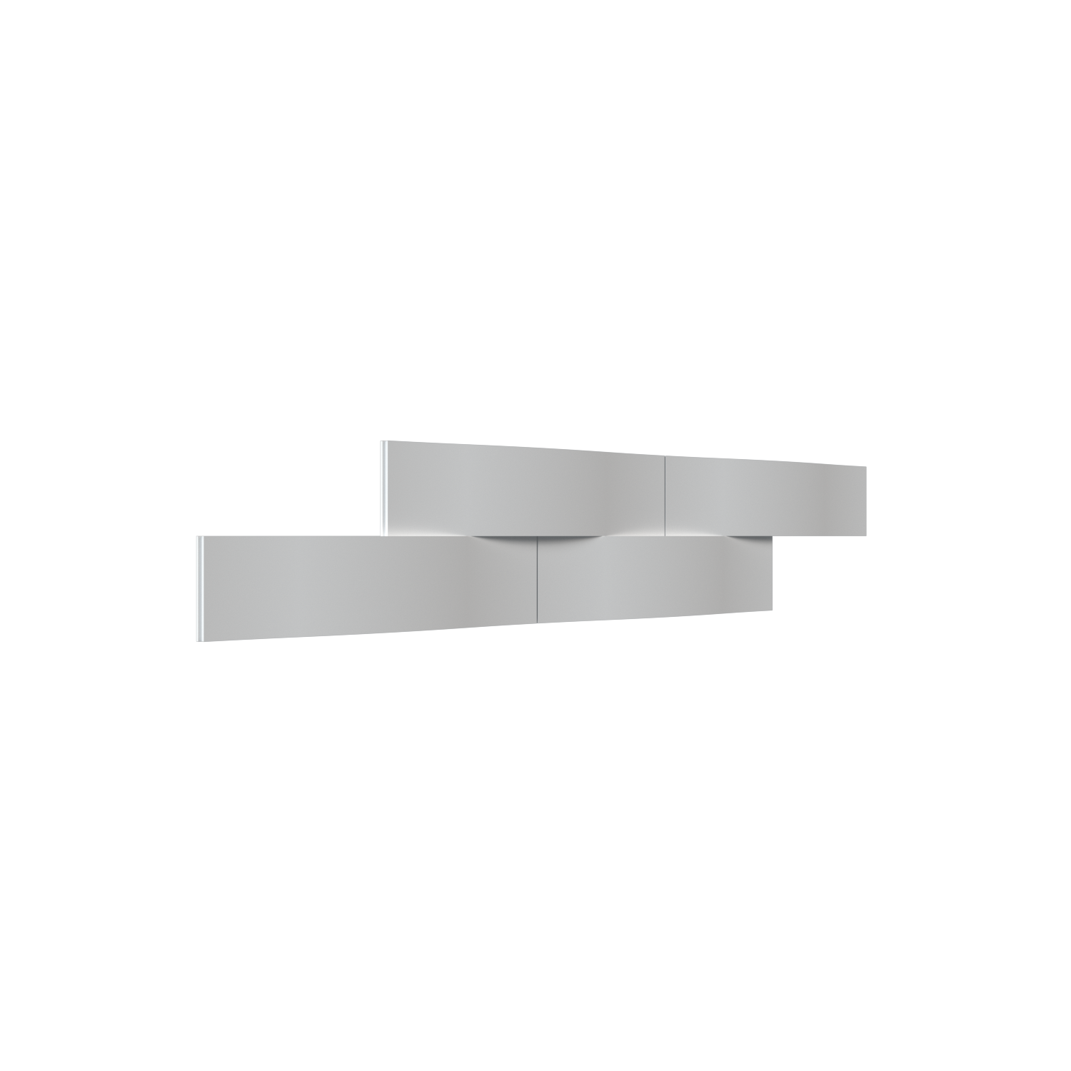 Plaquette de parement Soho Blanc - brute de plâtre Pour intérieur Carton de 25 unités (1m²) L 50,8 x l 9,8 x Ep 1,5 cm - 3