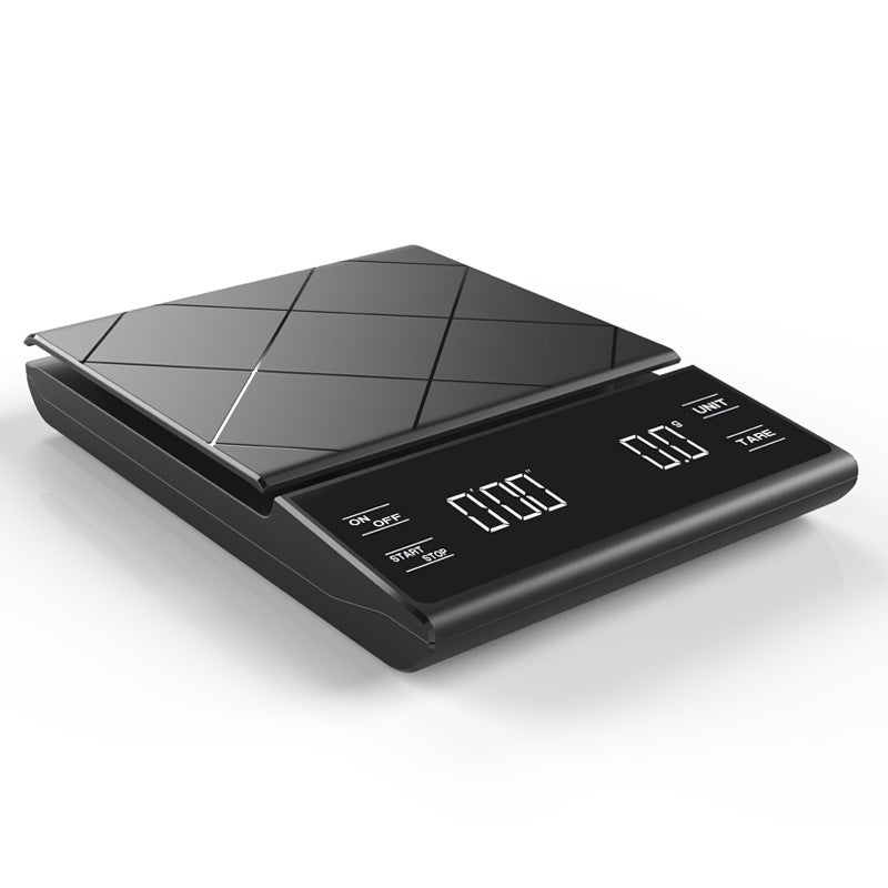 Wielofunkcyjna elektroniczna waga gramowa do ważenia ręcznego kawy z prętem, 3 kg/0,1 g, z minutnikiem, waga kuchenna 3 kg