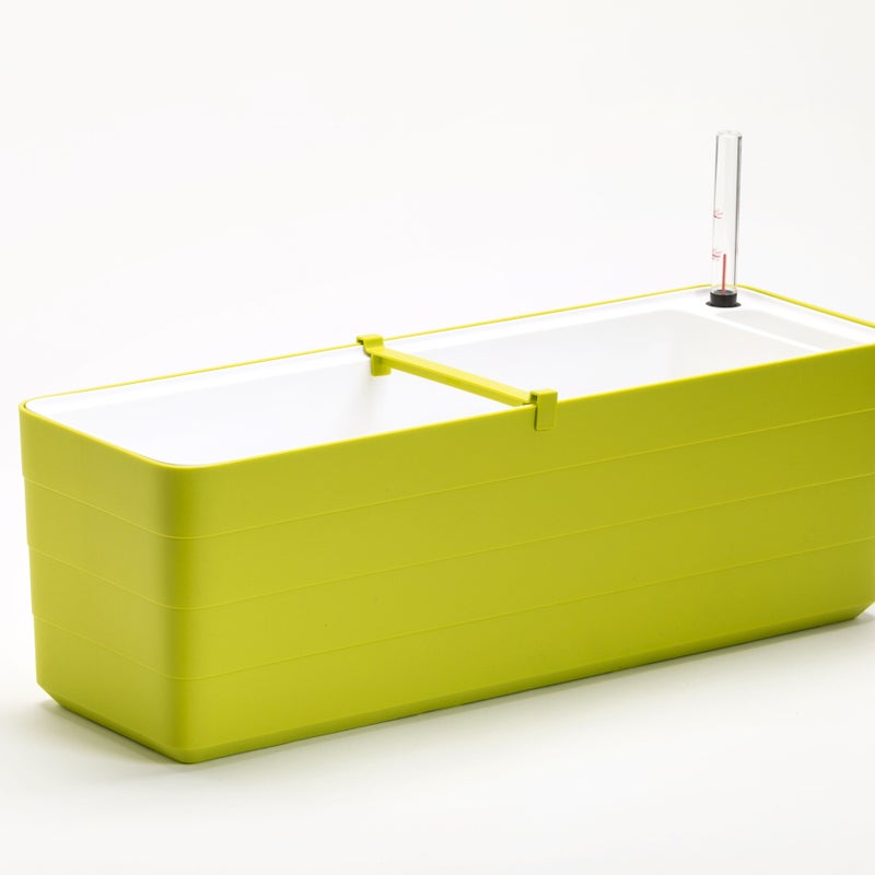 Skrzynka balkonowa BERBERIS Rim Kowalczyk 60 cm zielona z uchwytami 1 kpl