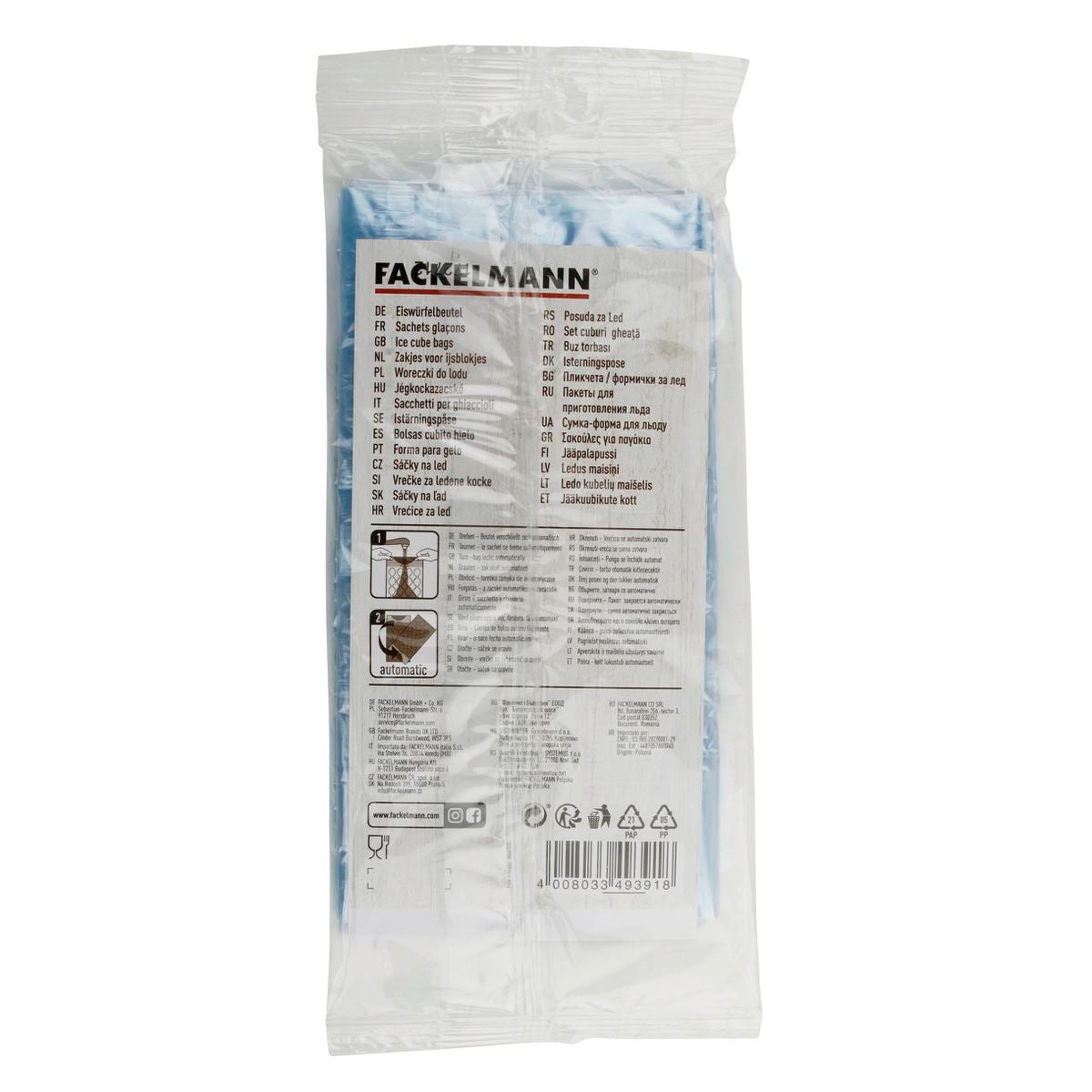 Fackelmann Sacchetti Formaghiaccio, Plastica, Trasparente - 5