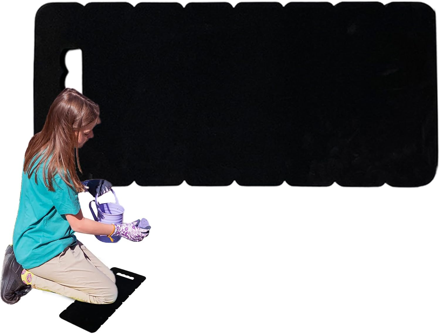 Genouillère de jardin imperméable, tapis de genou de jardin en mousse EVA souple haute densité, confortable et épais, outil de nettoyage de jardinage - 7