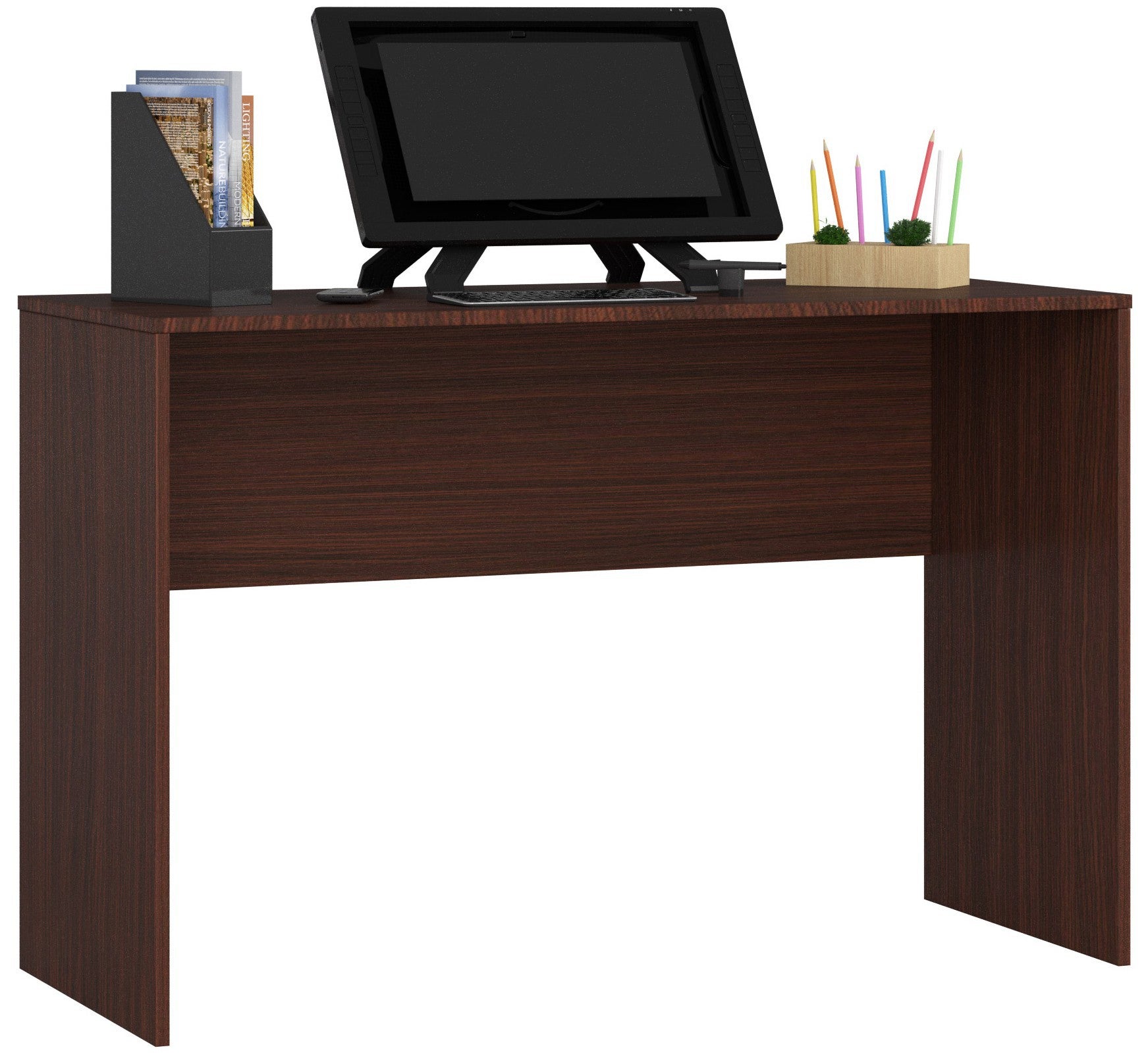Biurko AKORD B17 Wenge 120 cm kolor Wenge mat 120x50x79 cm