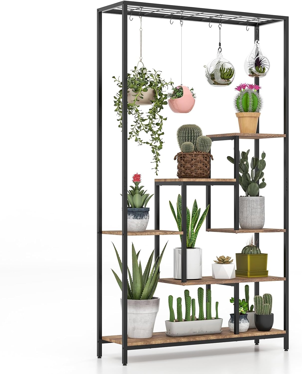 Supporto Metallico Per Piante A 5 Livelli Fioriera A Scala - Foto 9