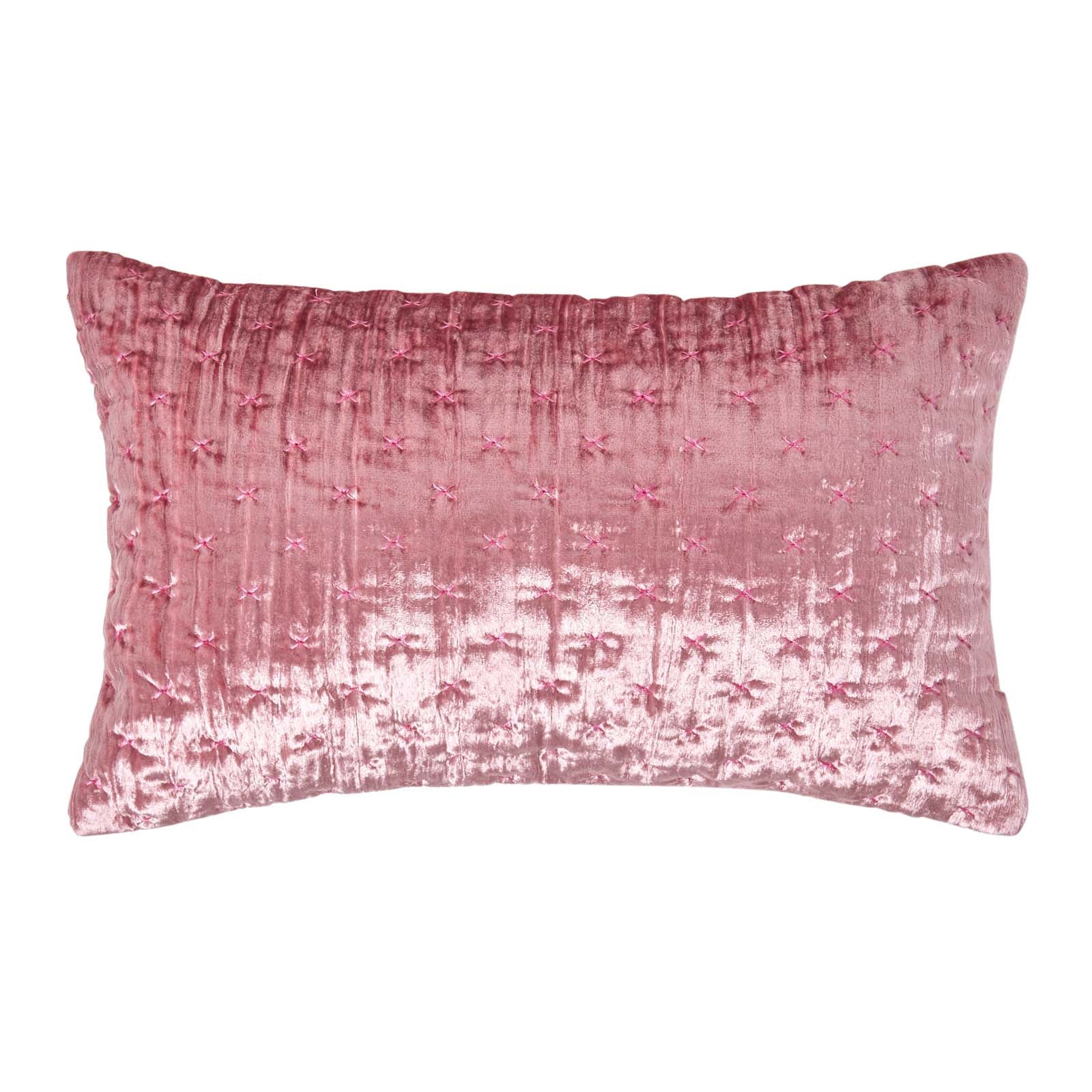 Federa Per Cuscino In Velluto Riccio Homescapes – 30x50 Cm, Rosa, Con Cerniera, Per Divano E Letto - 4