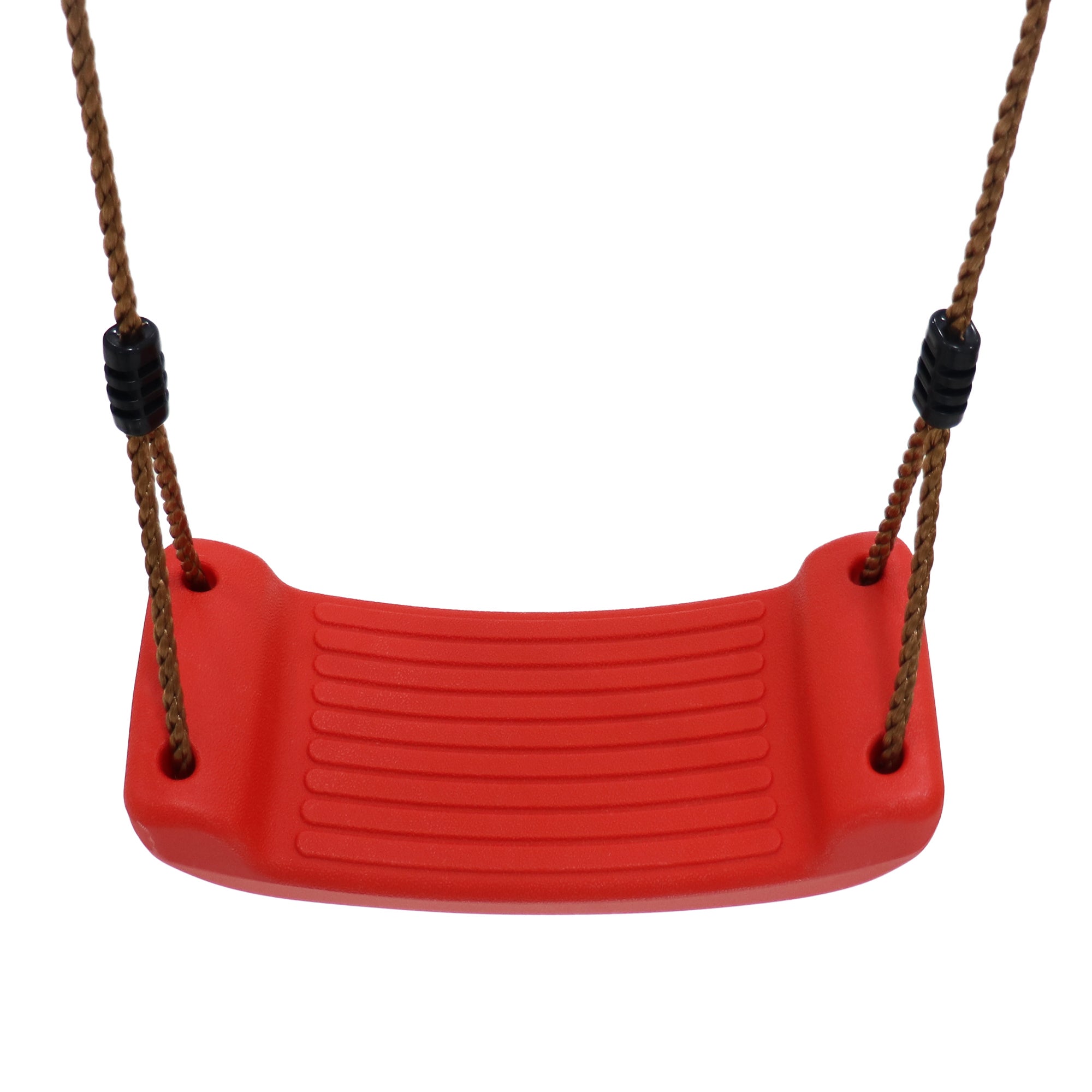 Balançoire double pour enfants avec toboggan + échelle | Structure en bois massif d'extérieur | 238x240x168 cm - 8