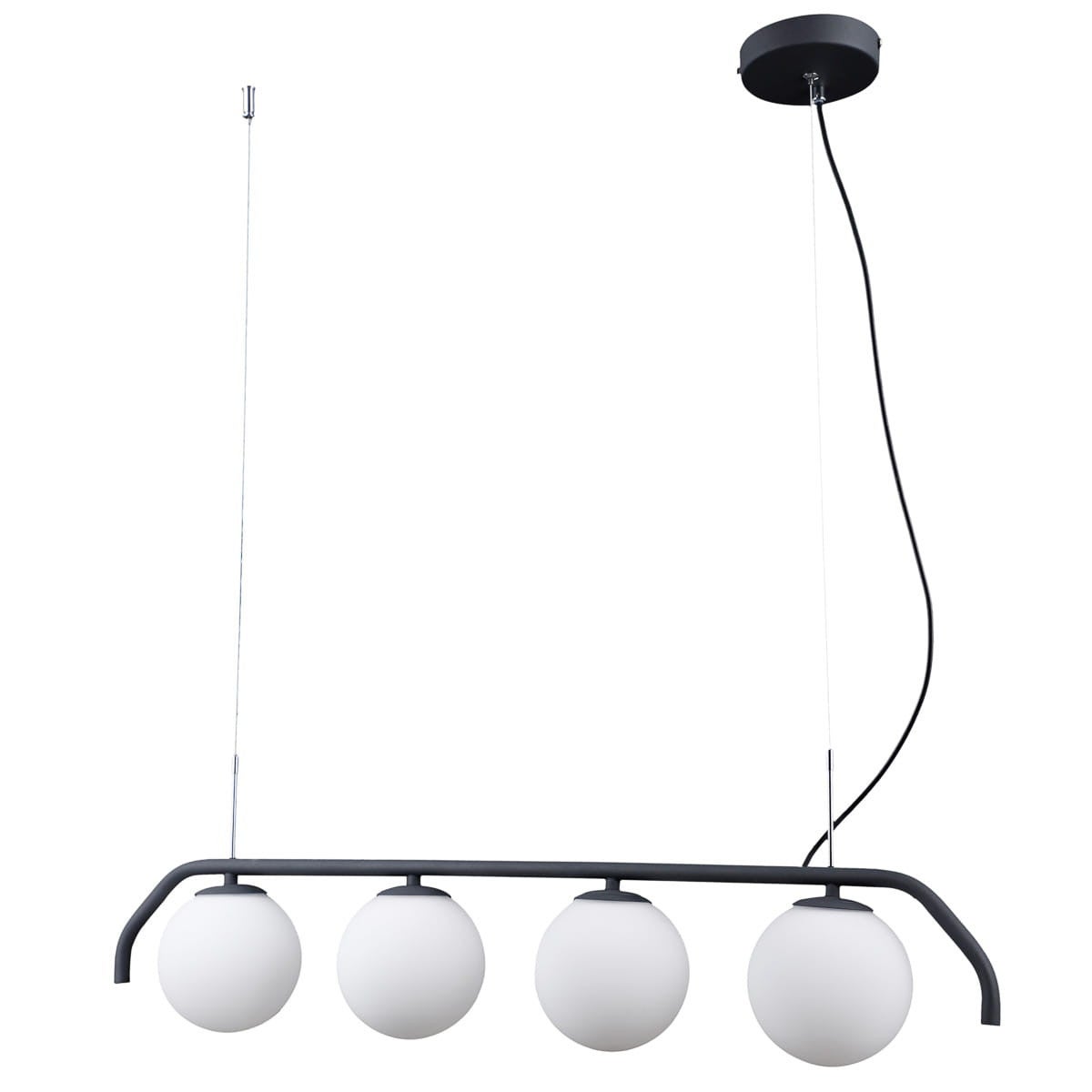 Lampa wisząca Carimi grafitowo-biała 4 x G9 x 5W wym:94x90x15cm Italux