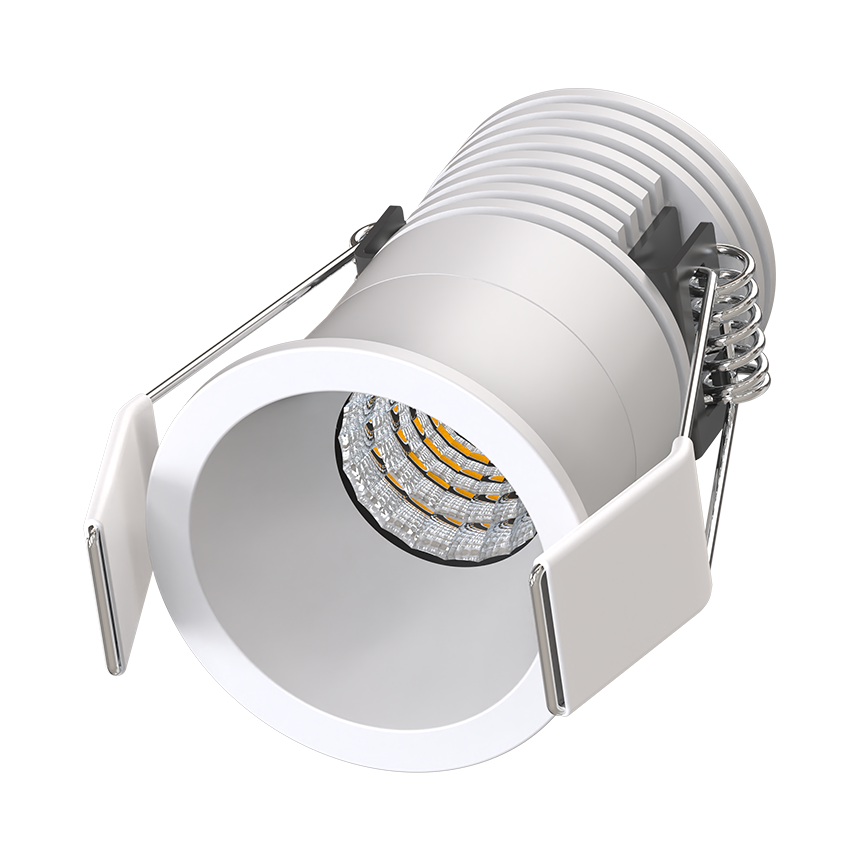 Spot LED Encastré 50mm Dimmable 5W 4000K - 400 Lumens, 230V, Pour Intérieur/extérieur