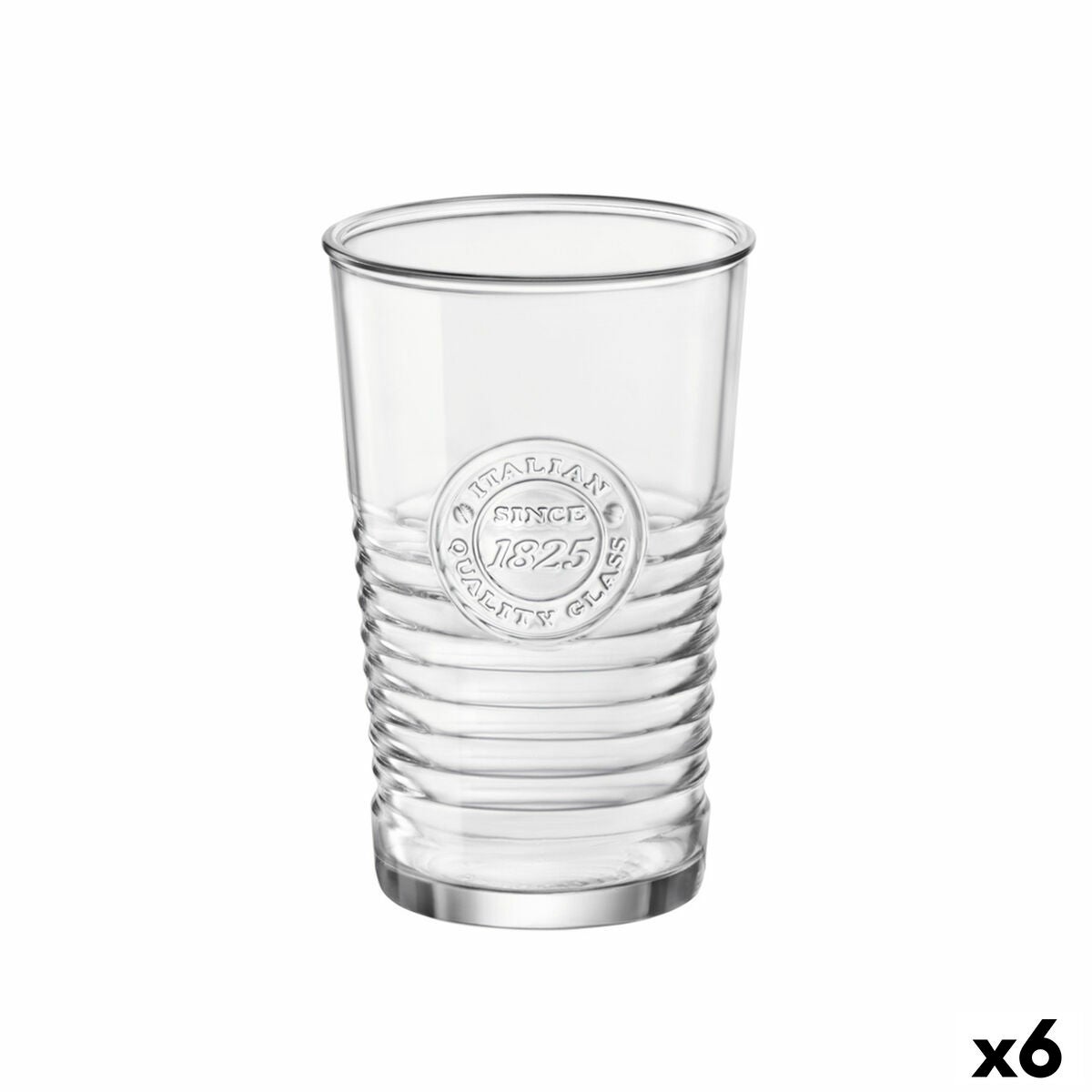 Bormioli Rocco Set 6 Bicchieri In Vetro Este Dof Cl40 - Trasparenti