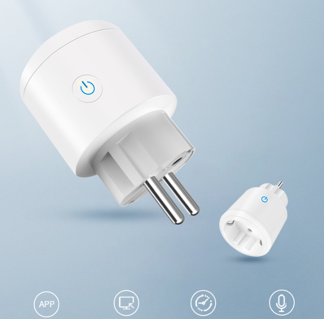 Prise intelligente Wi-Fi 16 A avec moniteur d'énergie, compatible avec Alexa et Google Home - 2